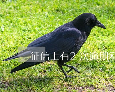 征信上有2次逾期利率会增加吗 征信上有2次逾期利率会增加吗
