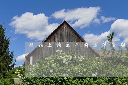 征信上的五年内连续逾期12次
