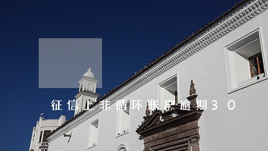 征信上非循环账户逾期30 征信上非循环账户逾期30