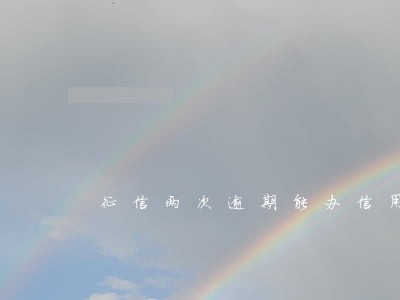 征信两次逾期能办信用卡吗 征信两次逾期能办信用卡吗