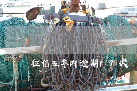 征信五年内逾期19次 征信五年内逾期19次