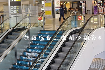 征信报告上逾期金额为6 征信报告上逾期金额为6