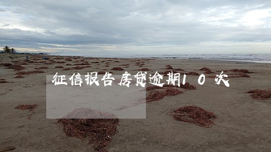 征信报告房贷逾期10次 征信报告房贷逾期10次