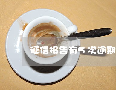 征信报告有5次逾期记录不同年月 征信报告有5次逾期记录不同年月