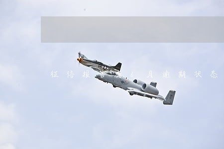 征信报告有6月逾期状态 征信报告有6月逾期状态