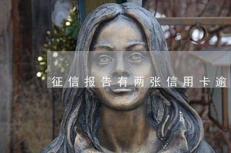 征信报告有两张信用卡逾期