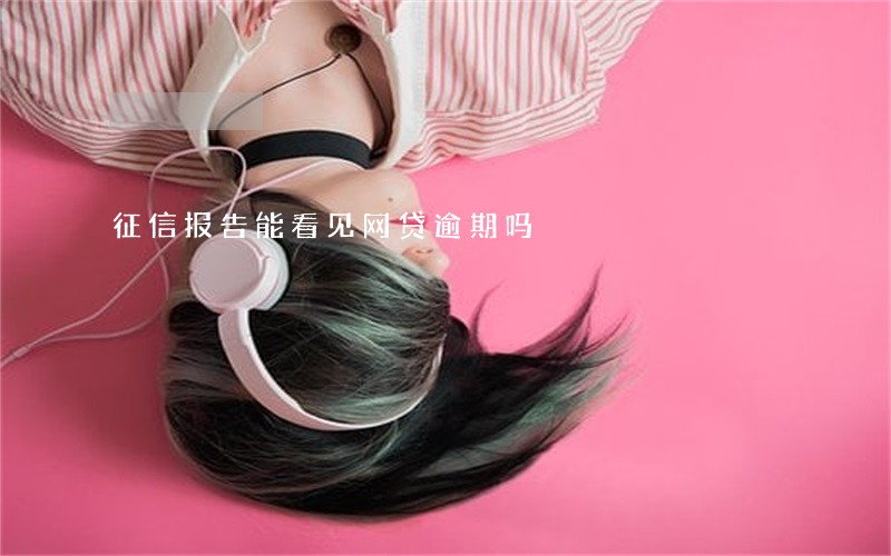 征信报告能看见网贷逾期吗 征信报告能看见网贷逾期吗