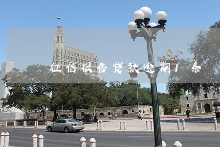 征信报告贷款逾期1条 征信报告贷款逾期1条