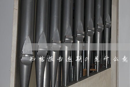 征信报告逾期0是什么意思 征信报告逾期0是什么意思