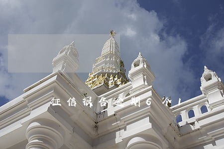 征信报告逾期6个1 征信报告逾期6个1