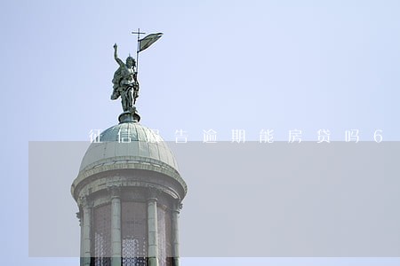征信报告逾期能房贷吗6