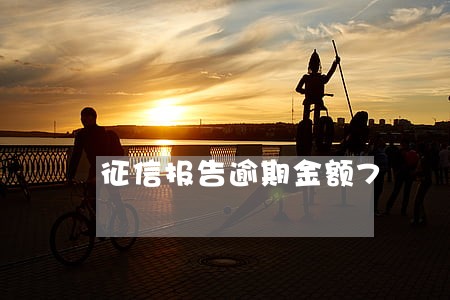 征信报告逾期金额7