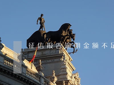征信报告逾期金额不足1元