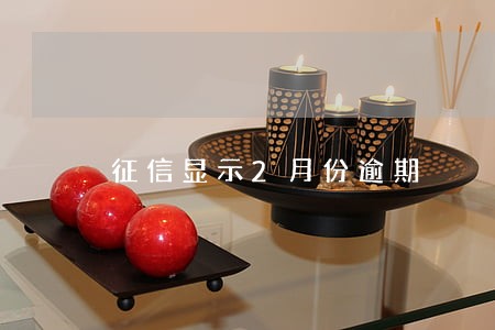 征信显示2月份逾期 征信显示2月份逾期