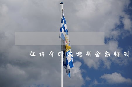 征信有6次逾期金额特别小 征信有6次逾期金额特别小