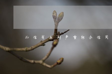 征信有逾期严重能办信用卡吗广发 征信有逾期严重能办信用卡吗广发