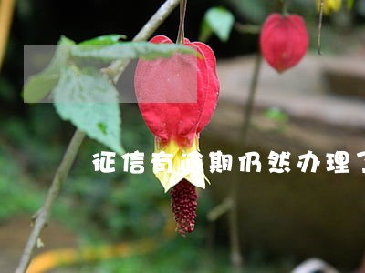 征信有逾期仍然办理了信用卡