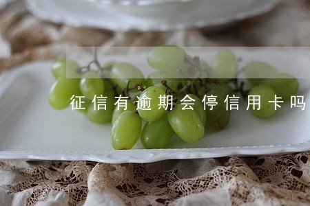 征信有逾期会停信用卡吗
