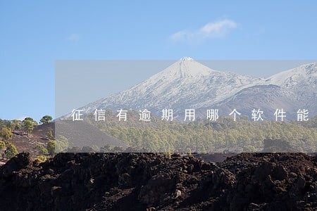 征信有逾期用哪个软件能贷款 征信有逾期用哪个软件能贷款