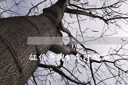 征信查询5年内逾期 征信查询5年内逾期