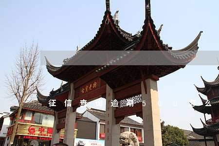 征信查询逾期500怎么还 征信查询逾期500怎么还