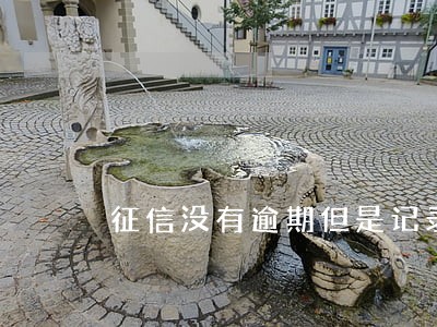 征信没有逾期但是记录有5项 征信没有逾期但是记录有5项