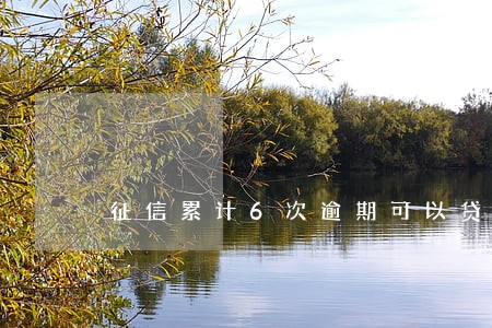 征信累计6次逾期可以贷款吗 征信累计6次逾期可以贷款吗