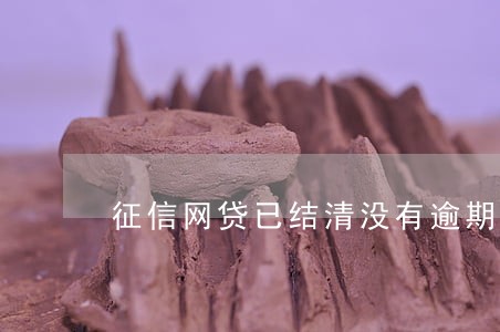 征信网贷已结清没有逾期 征信网贷已结清没有逾期