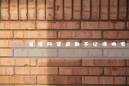 征信网贷逾期不记得哪家了 征信网贷逾期不记得哪家了