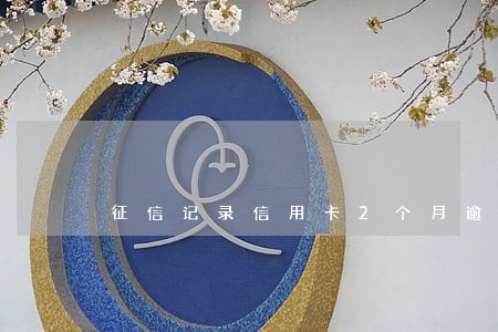 征信记录信用卡2个月逾期 征信记录信用卡2个月逾期