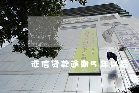 征信贷款逾期5年以后 征信贷款逾期5年以后