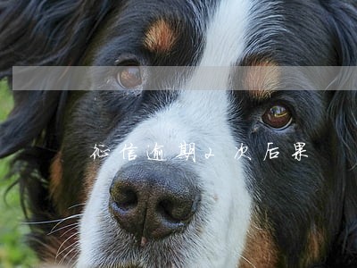 征信逾期2次后果 征信逾期2次后果