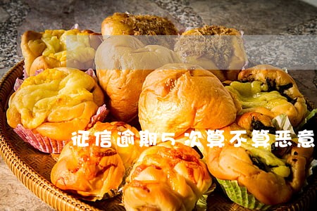 征信逾期5次算不算恶意欠款 征信逾期5次算不算恶意欠款