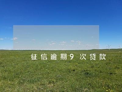 征信逾期9次贷款 征信逾期9次贷款
