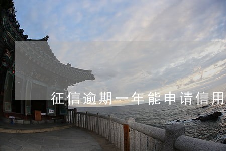 征信逾期一年能申请信用卡吗 征信逾期一年能申请信用卡吗