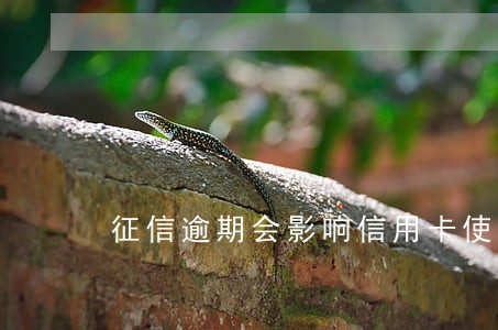 征信逾期会影响信用卡使用吗