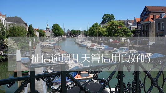 征信逾期几天算信用良好吗 征信逾期几天算信用良好吗