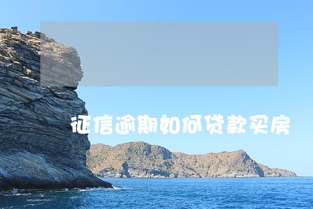 征信逾期如何贷款买房 征信逾期如何贷款买房