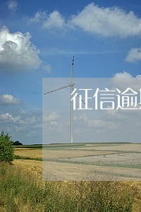 征信逾期显示1234什么意思