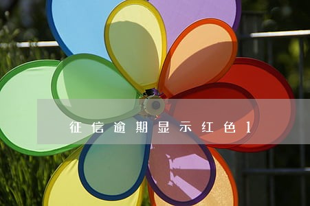 征信逾期显示红色1 征信逾期显示红色1