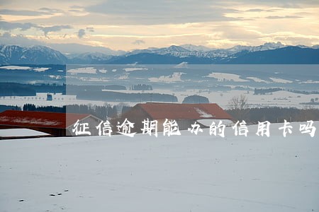 征信逾期能办的信用卡吗 征信逾期能办的信用卡吗