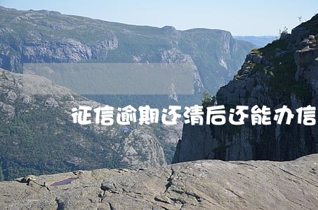 征信逾期还清后还能办信用卡吗