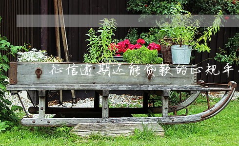 征信逾期还能贷款的正规平台 征信逾期还能贷款的正规平台