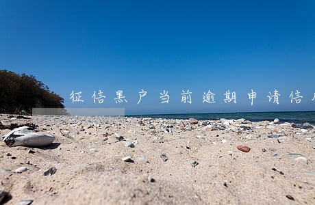 征信黑户当前逾期申请信用卡 征信黑户当前逾期申请信用卡