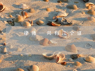 律师一共有几个证 律师一共有几个证