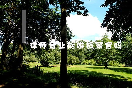 律师专业能做检察官吗 律师专业能做检察官吗