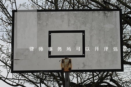 律师事务所可以开评估费发票吗 律师事务所可以开评估费发票吗