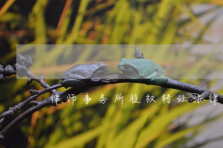 律师事务所股权转让法律意见书