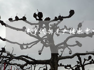 律师代办遗产继承申诉 律师代办遗产继承申诉