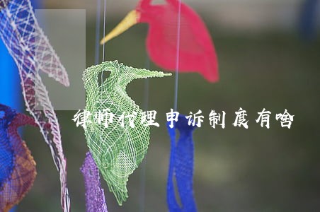 律师代理申诉制度有啥 律师代理申诉制度有啥